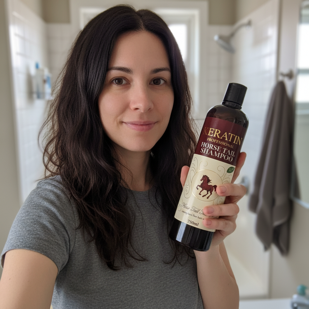 Жена 30г с шампоан